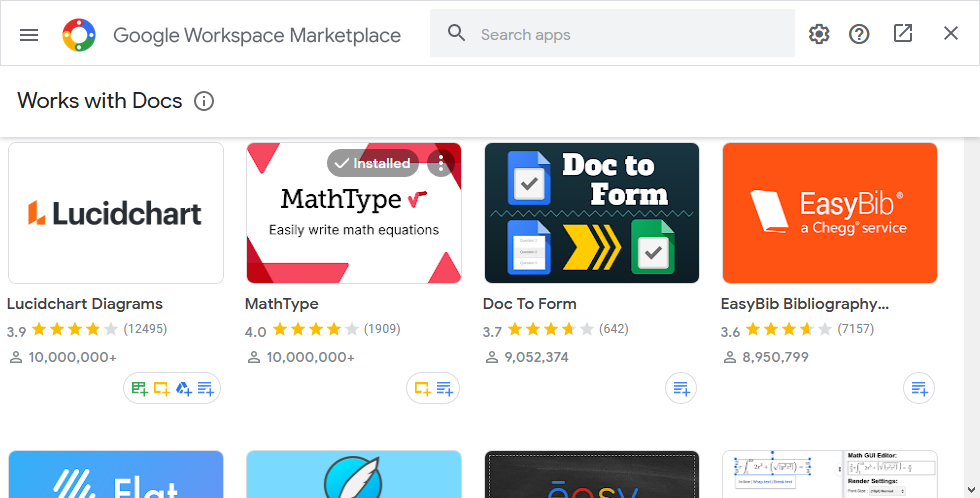 Here's an example of Google's add-on marketplace. imagine something similar but for algorithms.